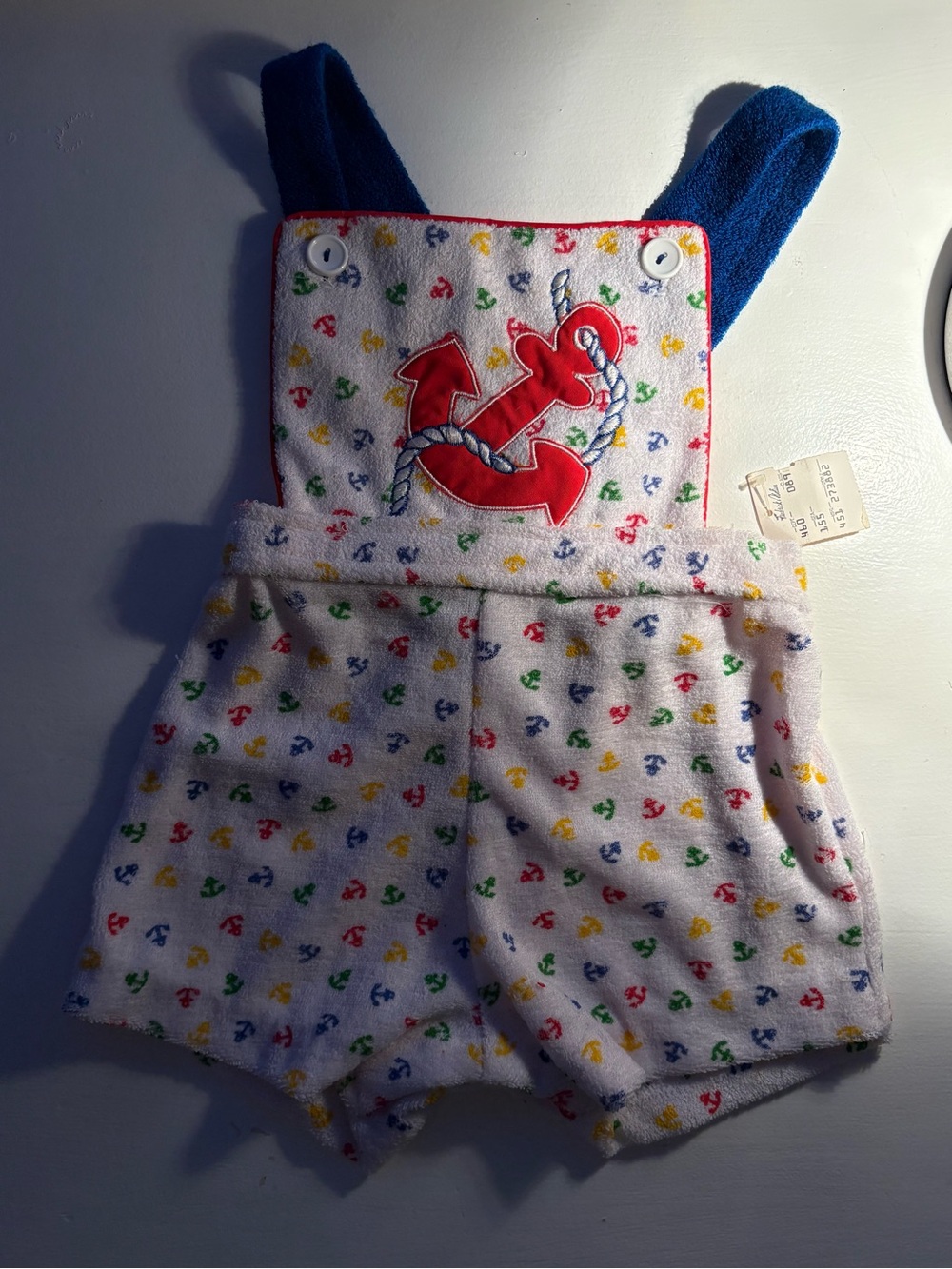 Brand New Vintage 70’s Tiny Tots Deadstock Nautical Romper 12M